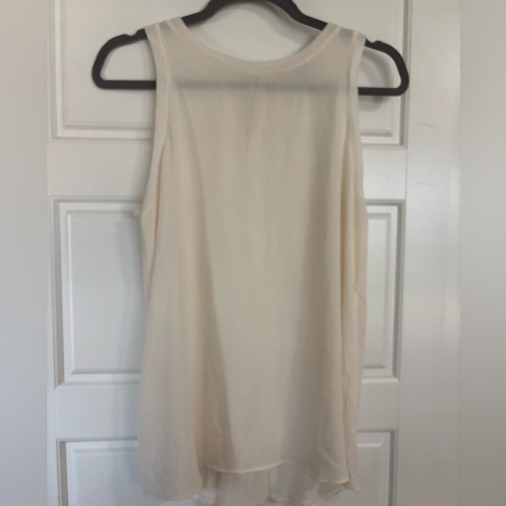 Loft Cream Sleeveless Top- Size M